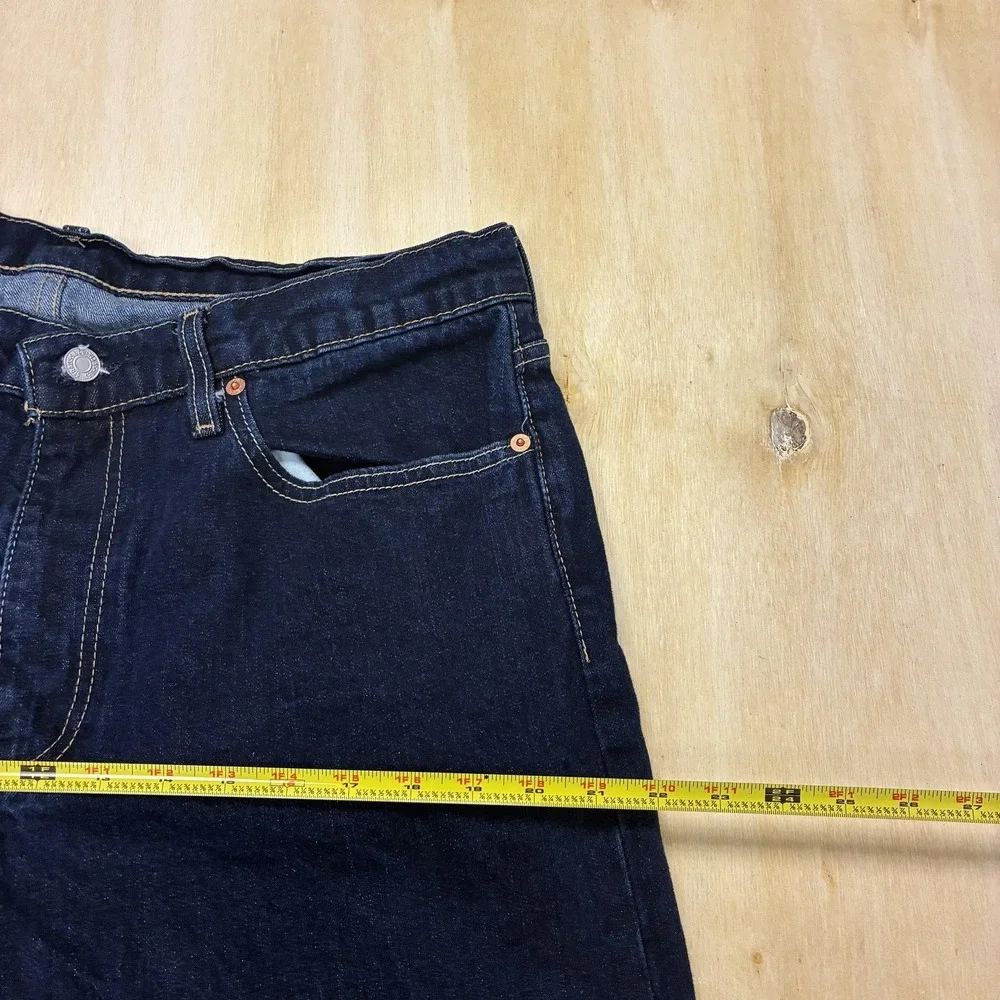 Levis 514 Jeans Mens 35x29 Dark Wash Blue Denim Regular Straight Casual Pants
